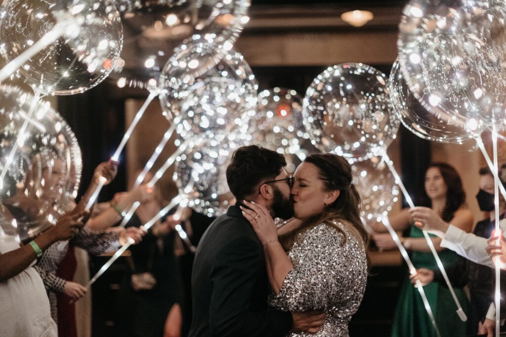LED Balloon - Unique Exits Ideas for Weddings at The Trillium Venue in Tennessee