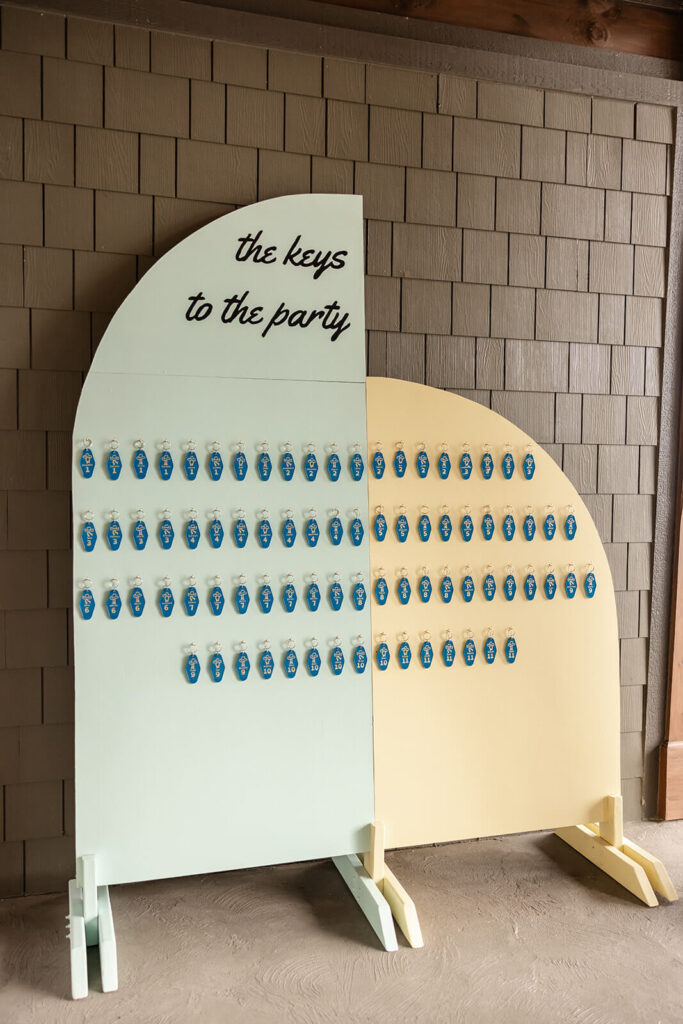 Tennessee Smoky Mountain Destination Wedding Venue | Unique Seating Chart Ideas