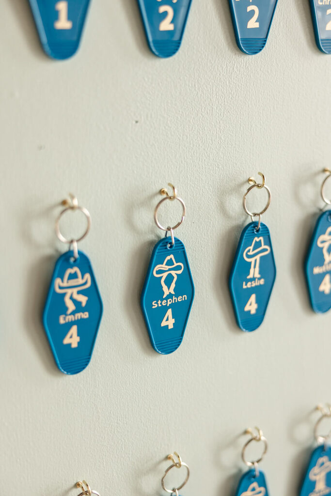 Tennessee Smoky Mountain Destination Wedding Venue | Unique Seating Chart Ideas Blue