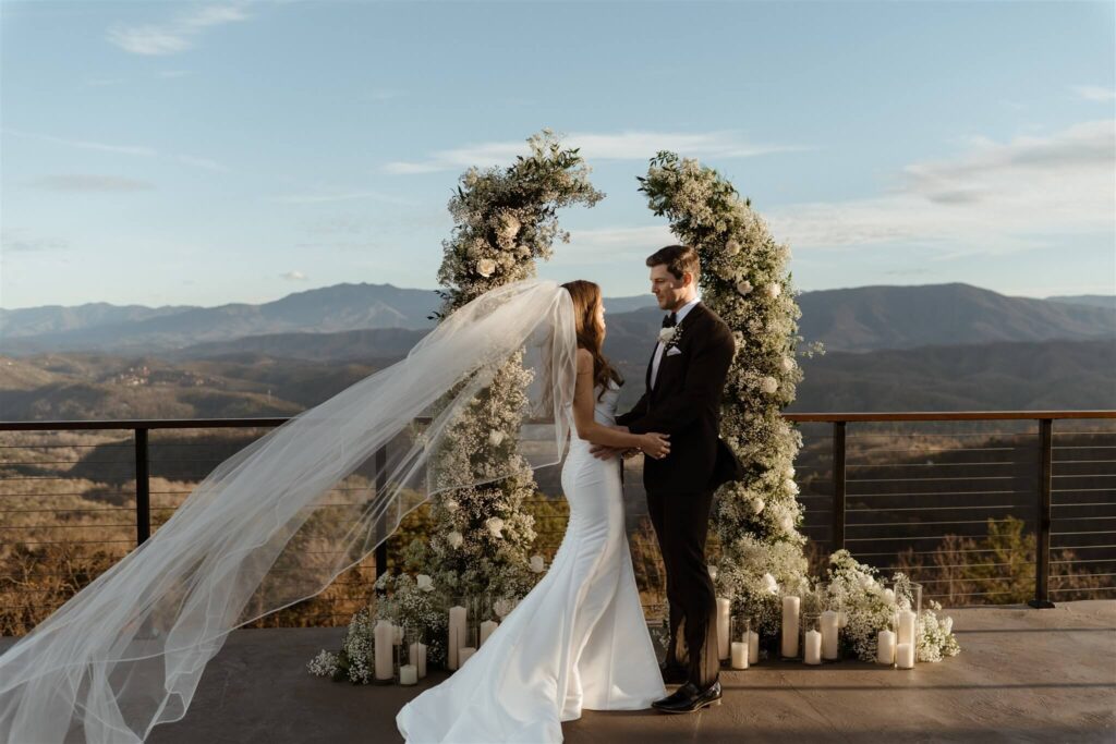 Smoky Mountain New Year's Eve Wedding at The Trillium Venue in TN