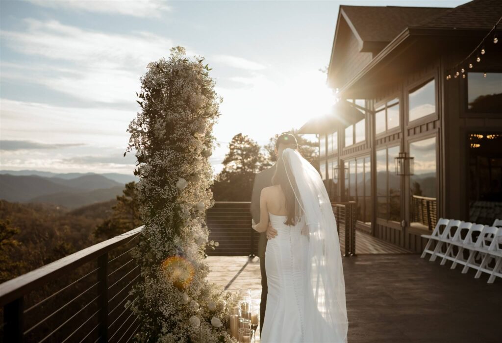 Smoky Mountain New Year's Eve Wedding at The Trillium Venue in TN | Outdoor Winter Ceremonies
