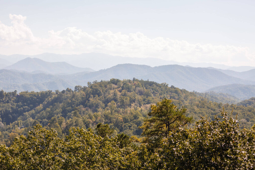 Fall Smoky Mountain Wedding | The Trillium Venue in TN | Views