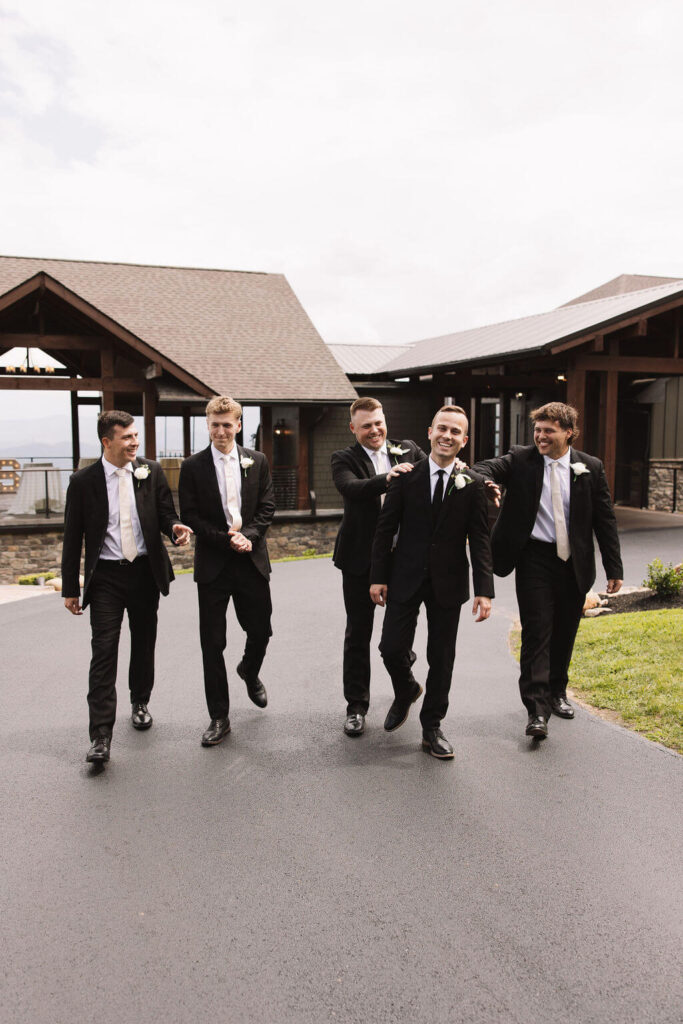 The Trillium Wedding Venue TN | Smoky Mountain Destination Wedding Venue | Grooms Suite