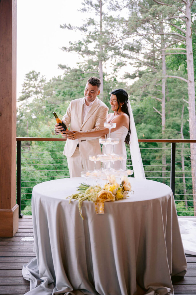 Wedding Trends and Predictions at The Trillium Venue: Custom Cocktails and Champagne Towers