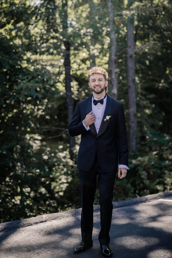 Black and White Groom Look,  destination wedding, Groom Attire, Grooms lounge